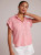 Two Pocket Short Sleeve Shirt - Blossom Pink