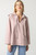 Split Neck Pullover - Pink Quartz