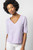 Cuffed Elbow Sleeve V-Neck - Lily