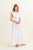 Ladies Woven Dress - White 