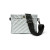 Diagonal Bum bag 2.0 - Pearl Silver 