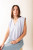 Sleeveless Sweatshirt - Blue Linen