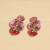 Rehana Lux Earrings - Orange Multi 