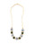 Long Chinoiserie Classic Necklace - White/Green