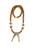 Antler Points Necklace - Nat/White