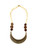 Tribal Collar Necklace - Cream/Bronze