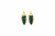 Feather Drop Earring  - Verde