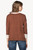 Long Sleeve Colorblock Sweater - Sienna