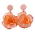 Flower Power Earrings - Peach