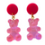 Gummy Bear Earrings - Pink