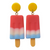 Large Popsicle Earring - Rocket Pop