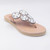 Pemba  Platform Sandal - White Maasai