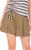 Pleated Shorts - Olive