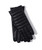 Channel Quilted Leather Glove - Black