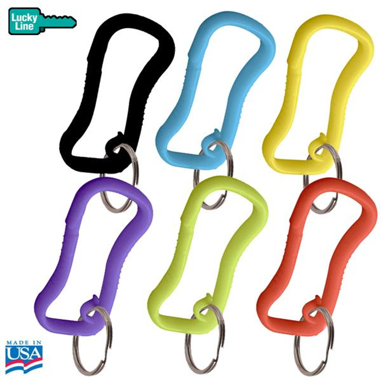 Plastic Snap Clip Keychains Clips to hold keys