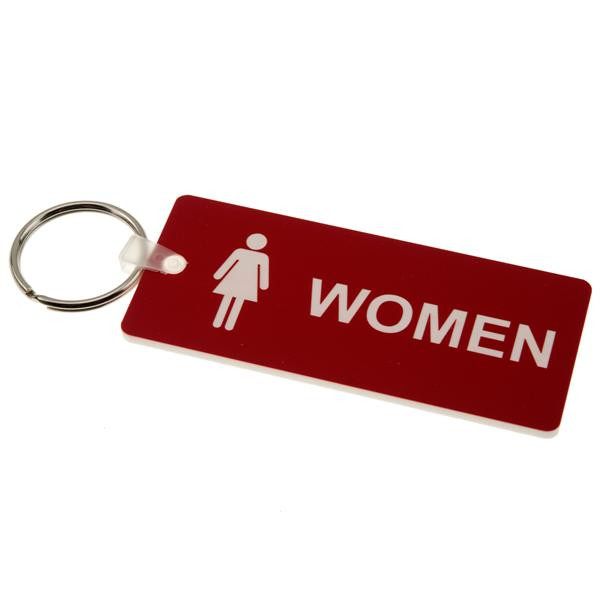 Shop for and Buy Womens Restroom Medium Rectangle Engraved Key Tag at ...