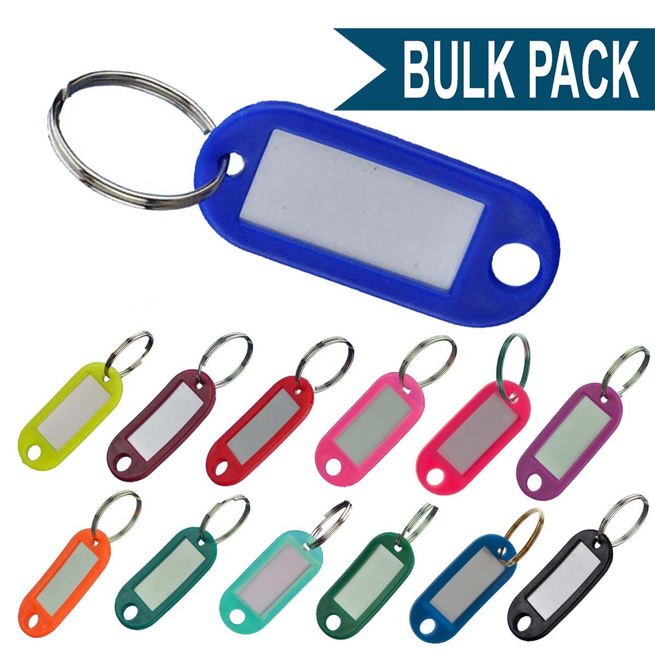 Plastic Snap Clip Keychains