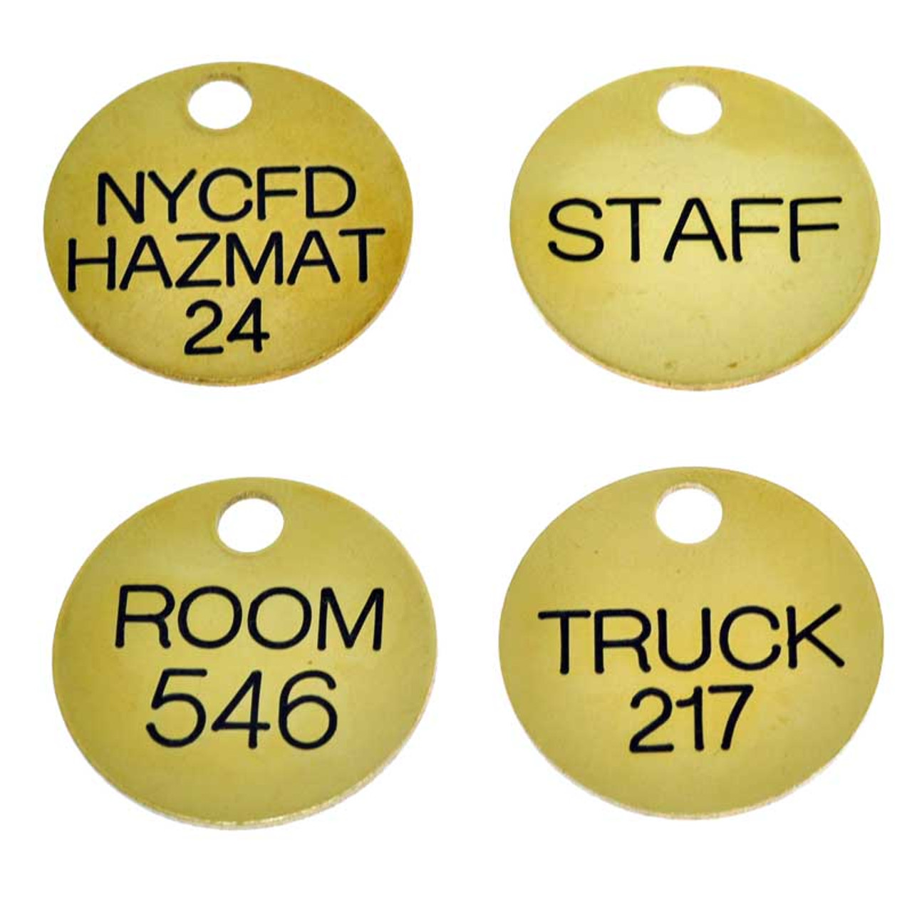 Shop for and Buy Color Paper Tags with Metal Rim 1.25 Inch Round