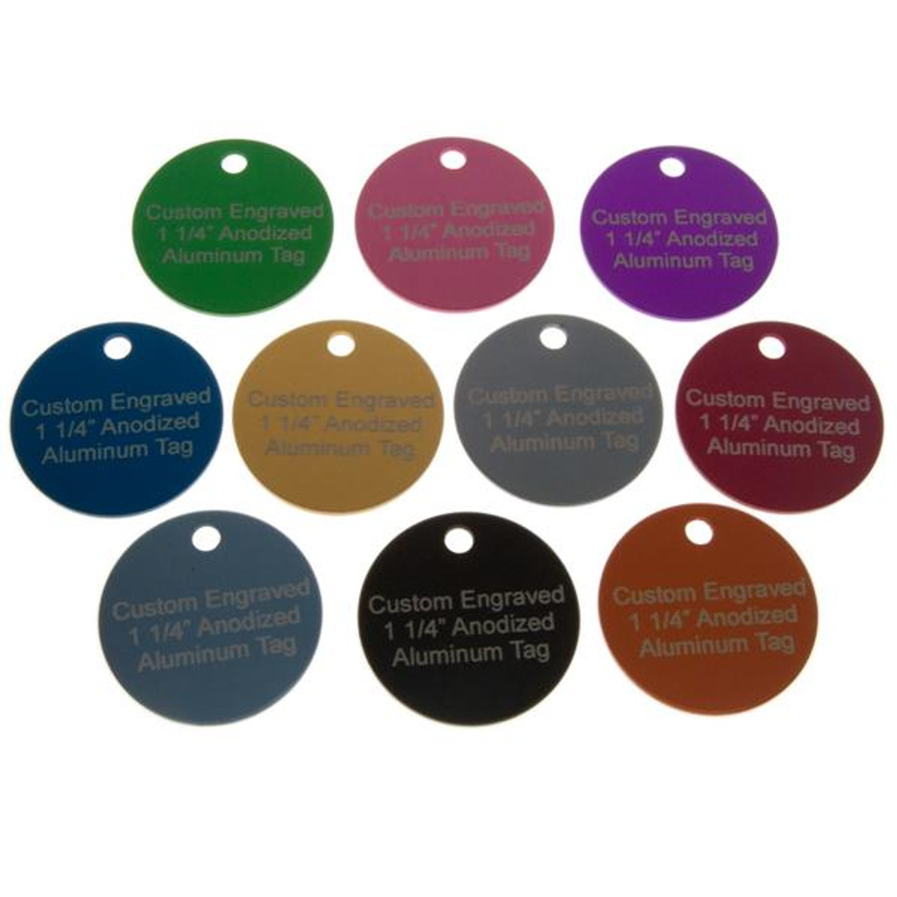Aluminum Tags  Anodized Aluminum Tags Blank or Engraved 
