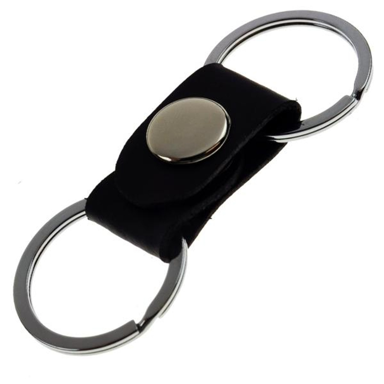 Shop for and Buy Leather Two Part Snap Open Detachable Key Holder