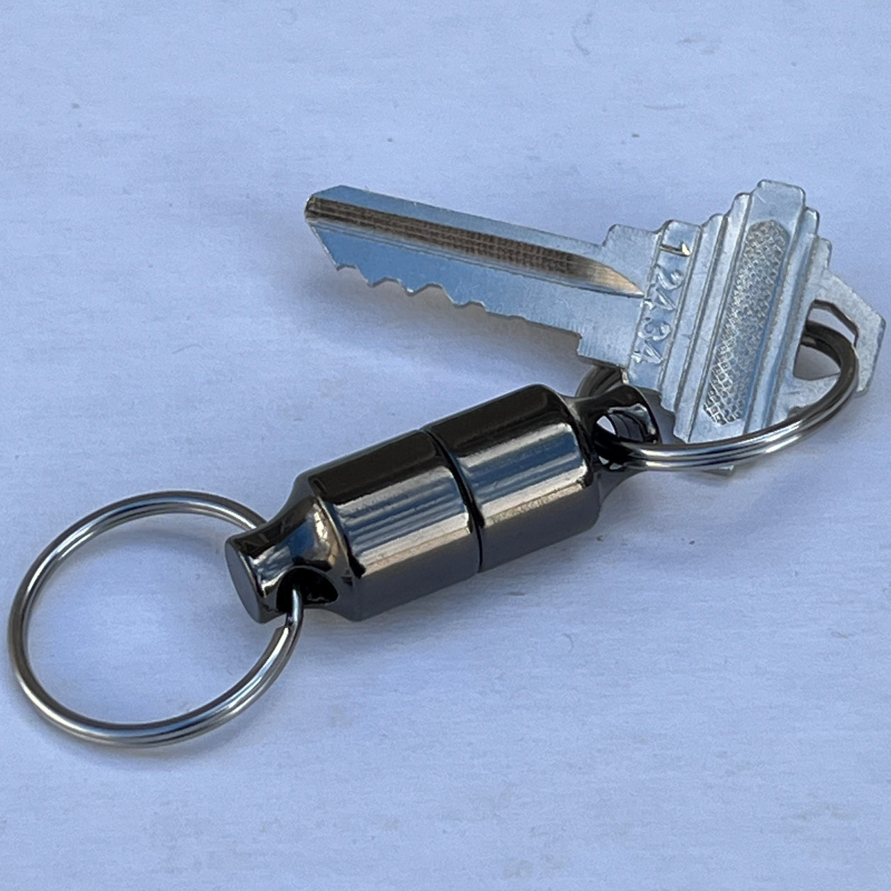 Whistle Key Ring in Sterling Silver