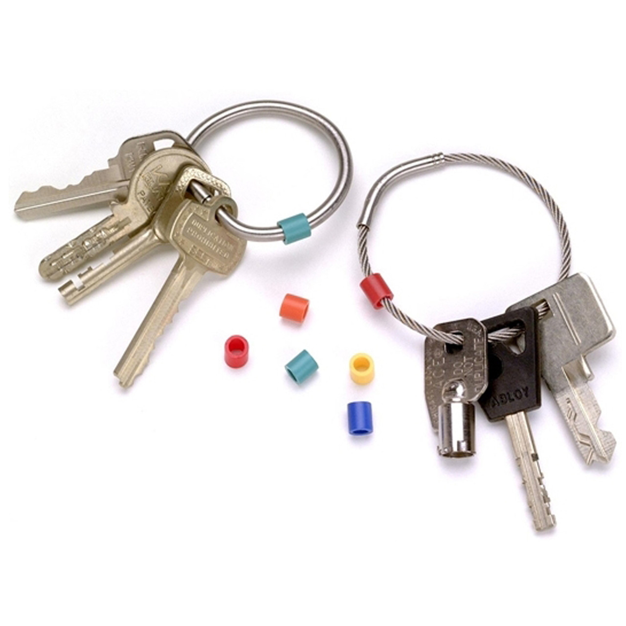 Shop for and Buy Color Coding Rings for Tamper Proof Keyrings at