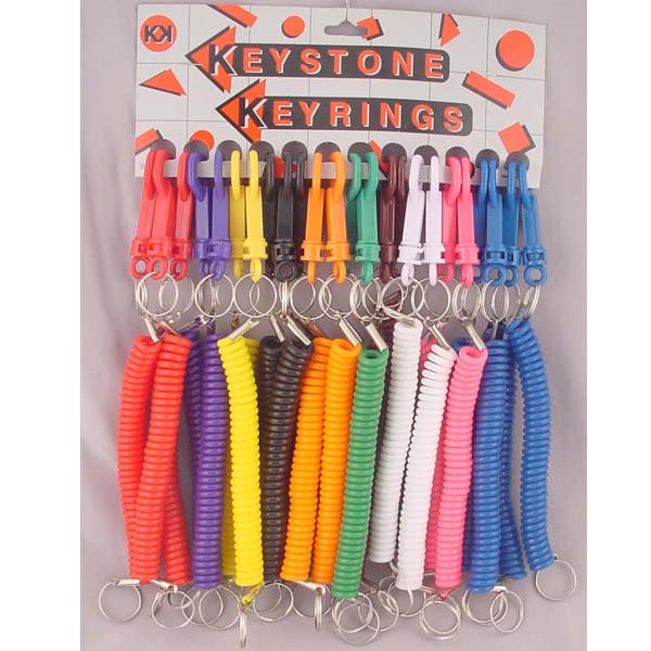 Shop for and Buy Plastic Snap Clip with Coil - Bulk Assorted