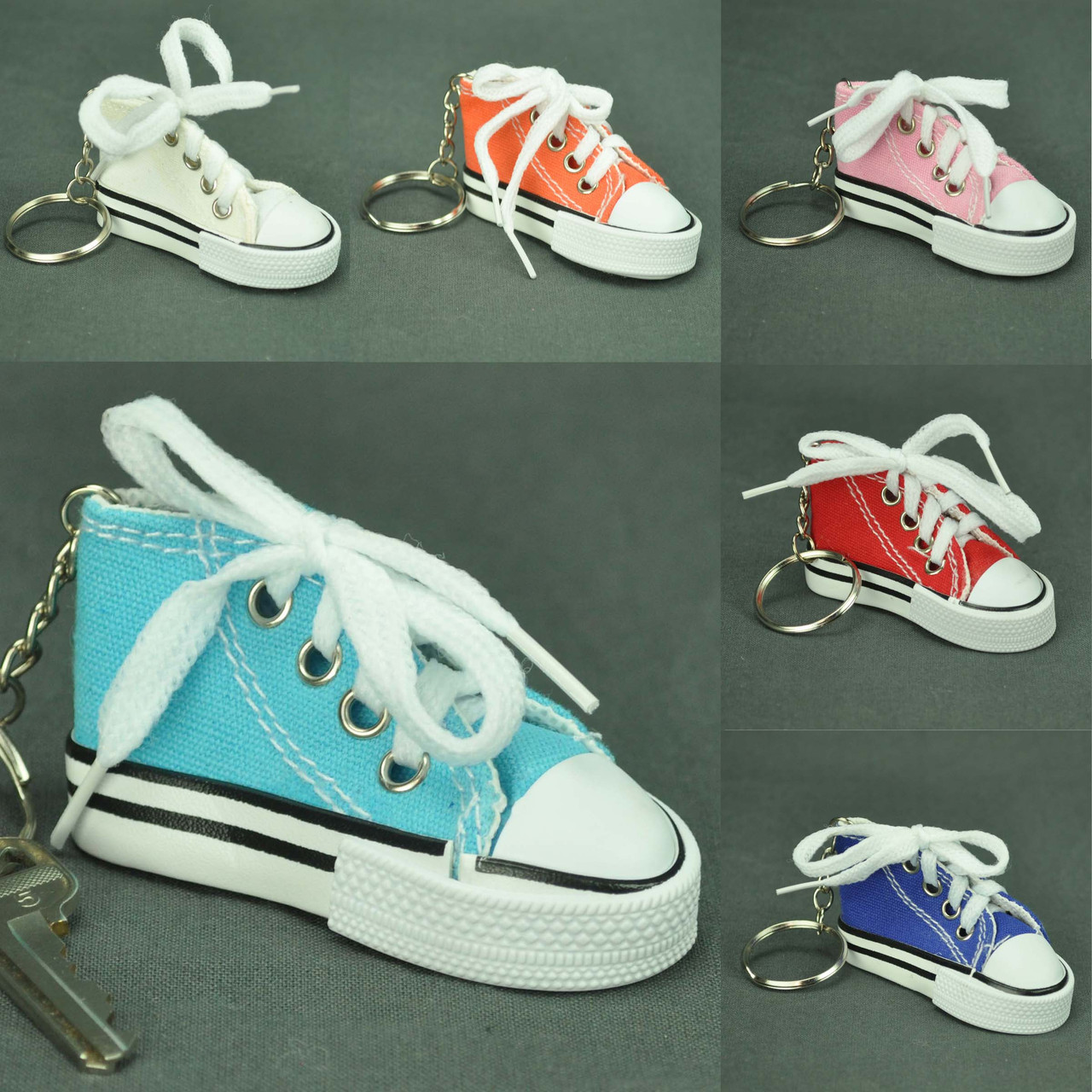 Glitter Sneaker Key Chain - Bulk Pack