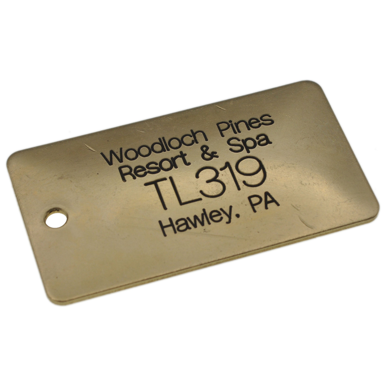 Stamped Brass Rectangle Stamped Brass Tags Round Corner .036