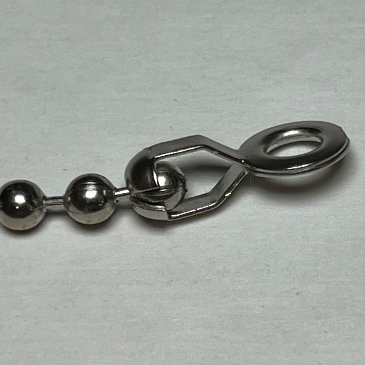 Metal Bead Chain #10, Nickel, 500