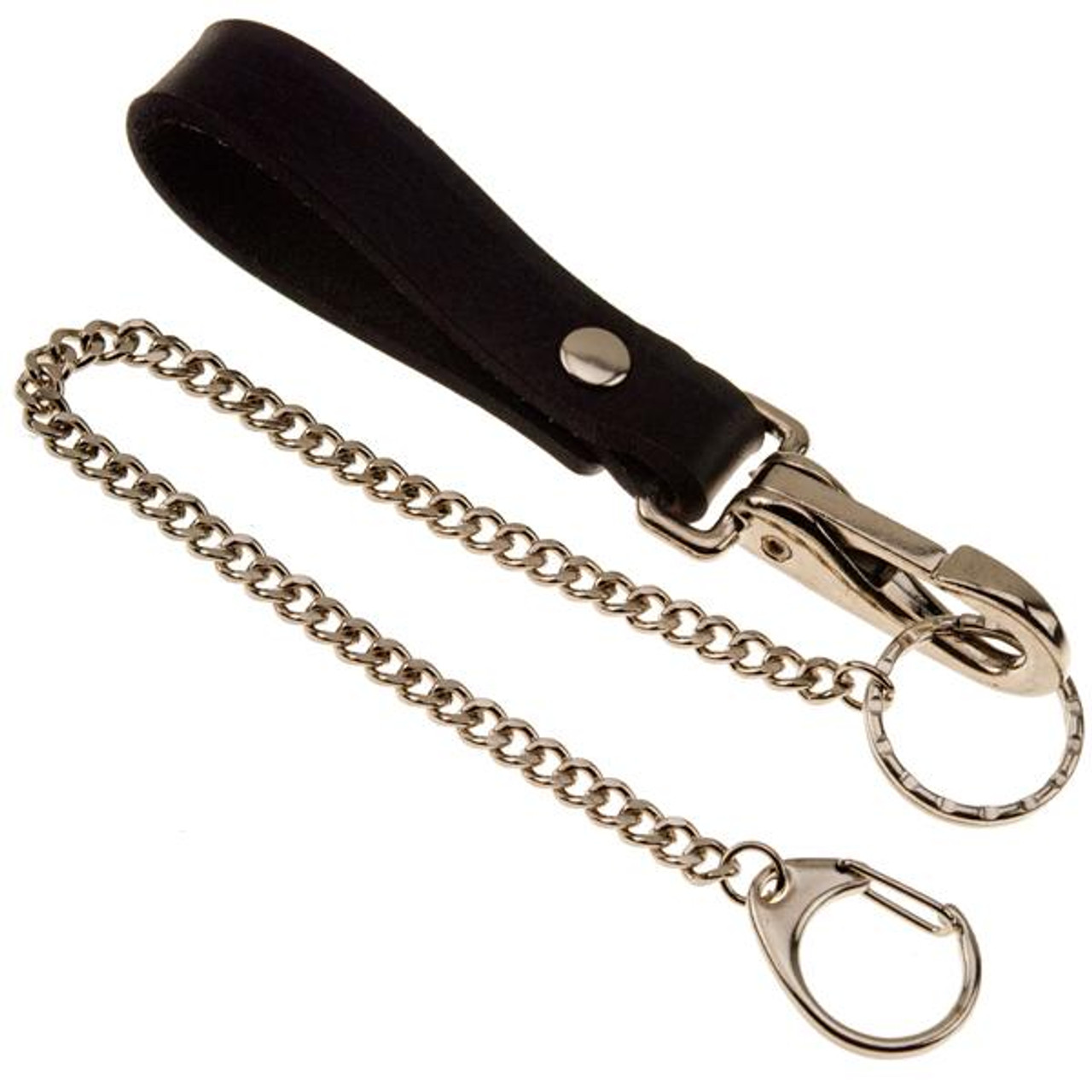  leather belt keepers for duty belt with solid brass  buckle,leather belt lookp keychain key holder for men and women (Coffee) :  Handmade Products