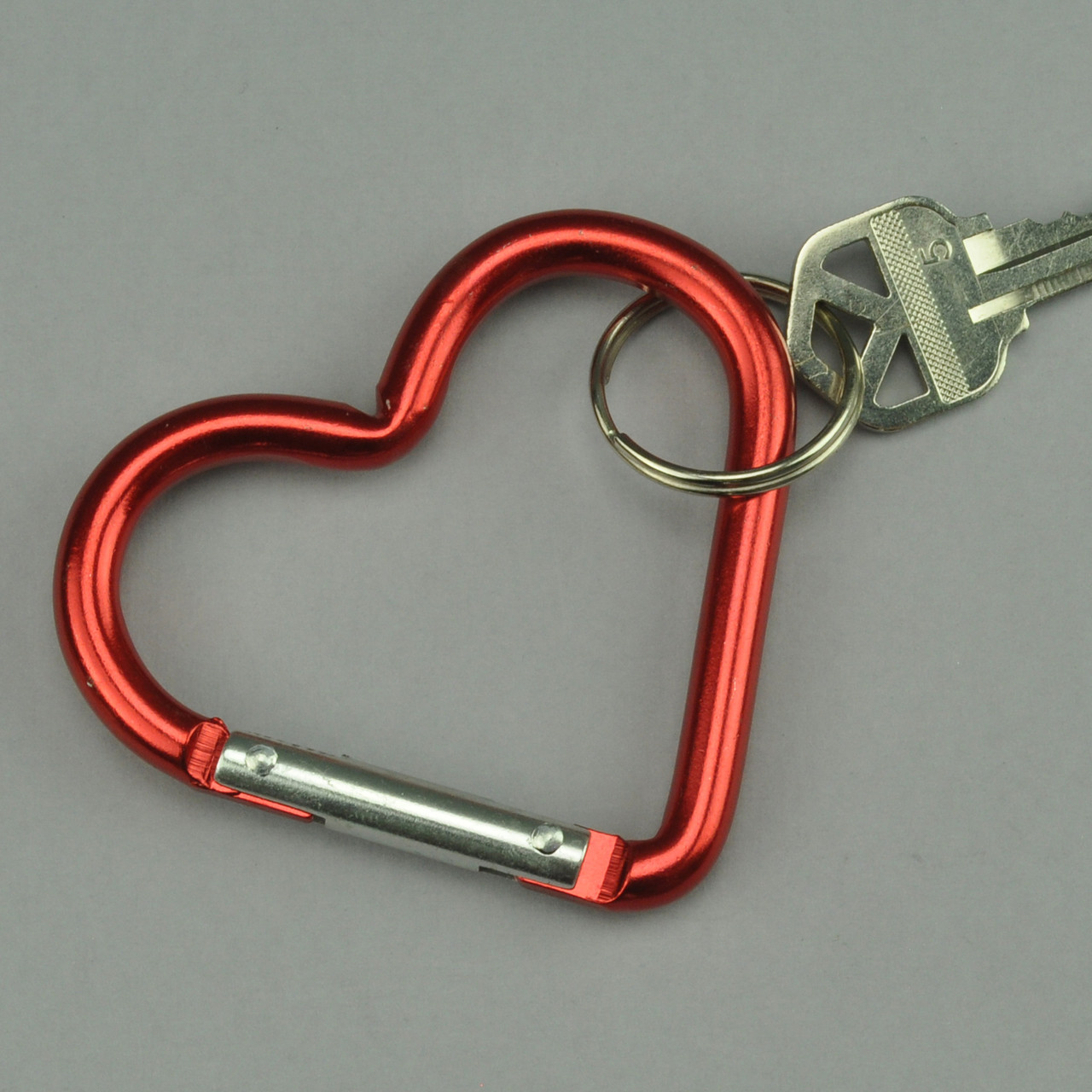 Shop for and Buy Heart Shape Carabiner Clip Keychain at Keyring