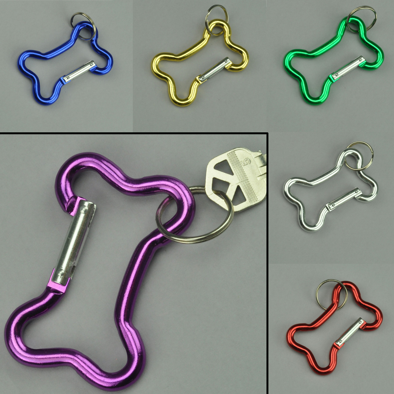 Shop for and Buy Dog Bone Shape Carabiner Clip Keychain at .  Large selection and bulk discounts available.