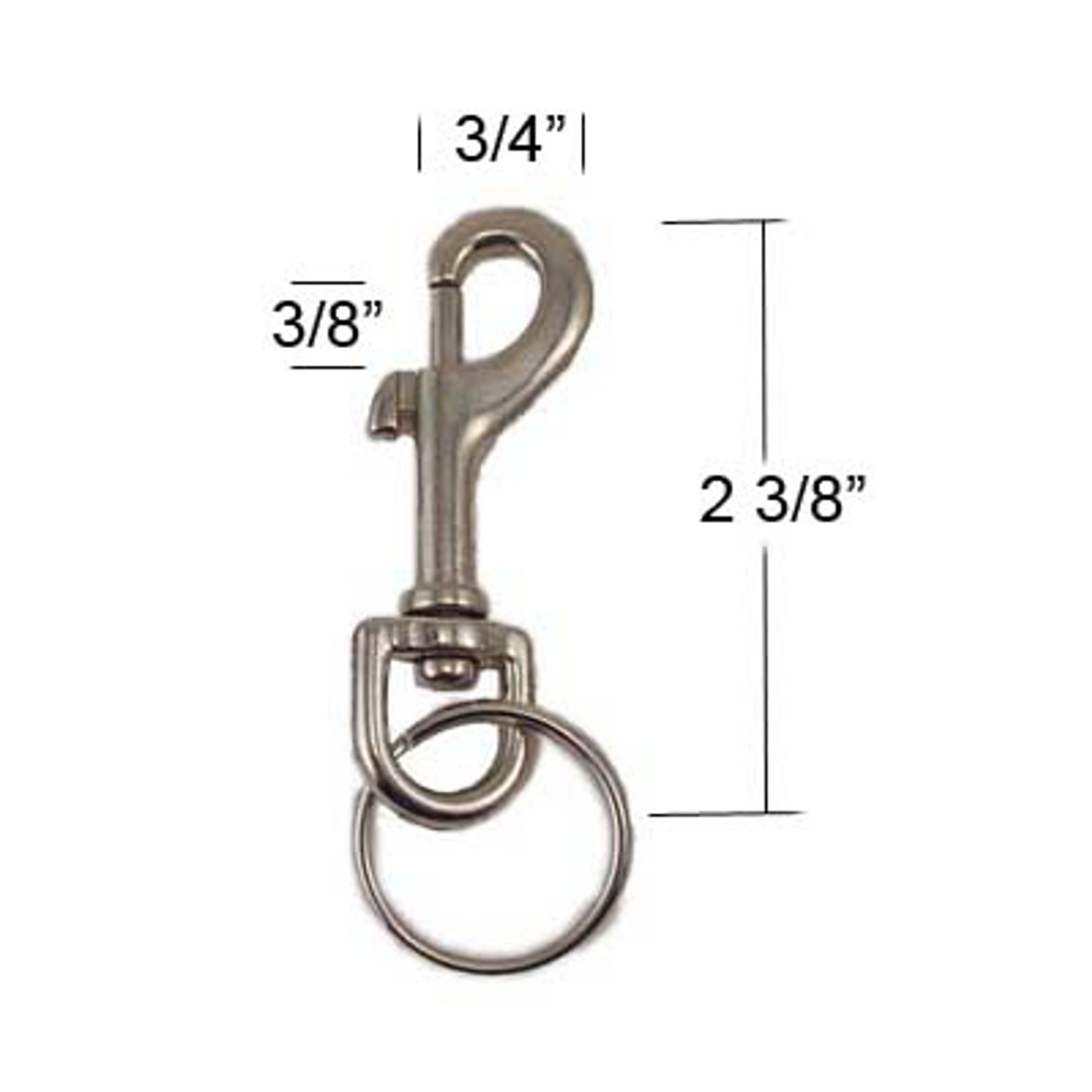 Shop for and Buy Heavy Duty Medium Snap Clip Key Ring - Solid Brass at  . Large selection and bulk discounts available.