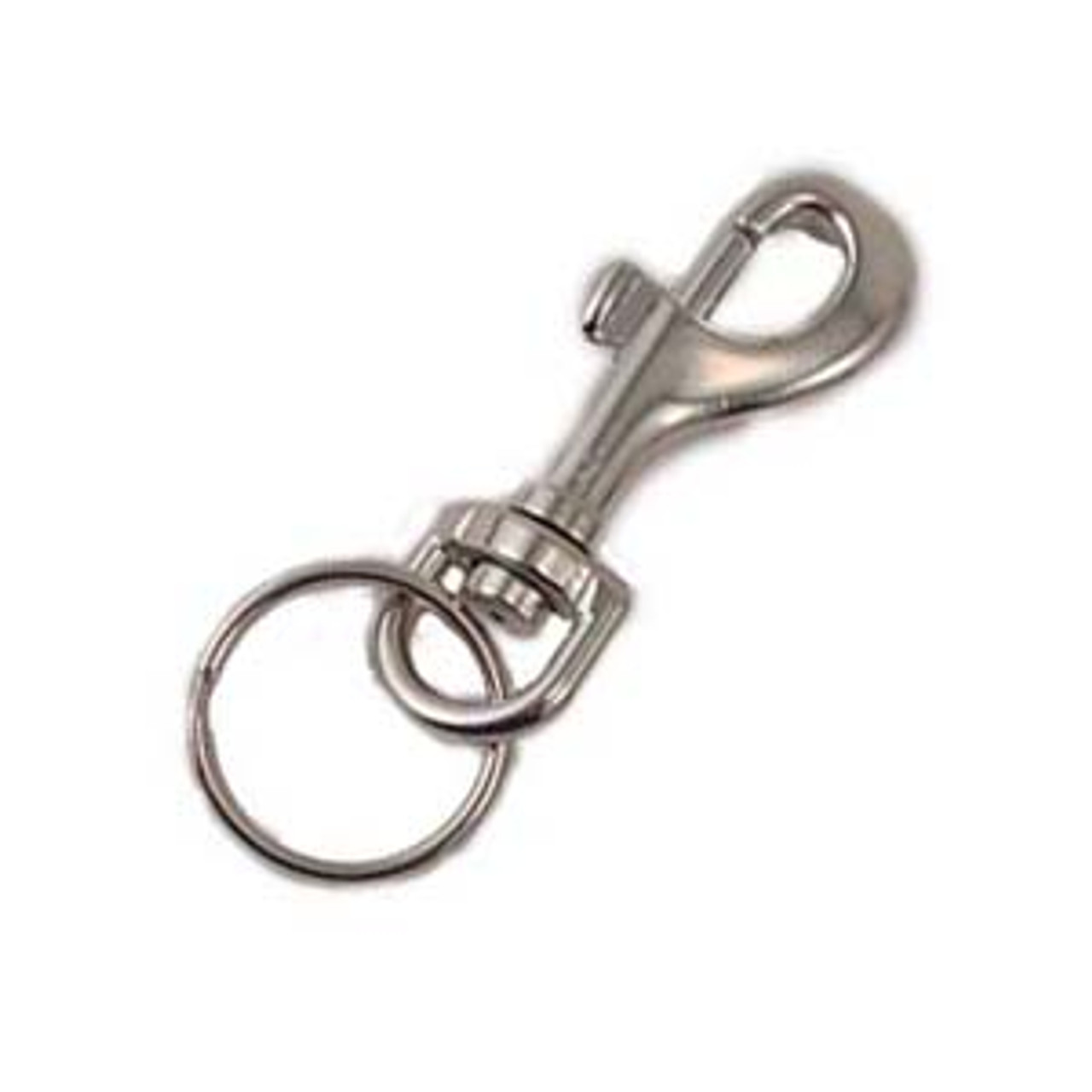 Shop for and Buy Heavy Duty Small Snap Clip Key Ring Nickel Plated
