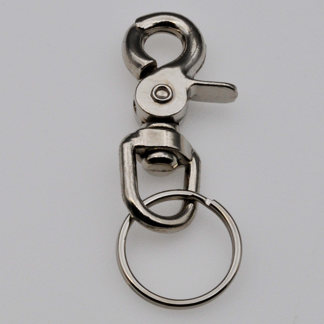 Shop for and Buy Heavy Duty Trigger Snap Clip Key Ring Nickel