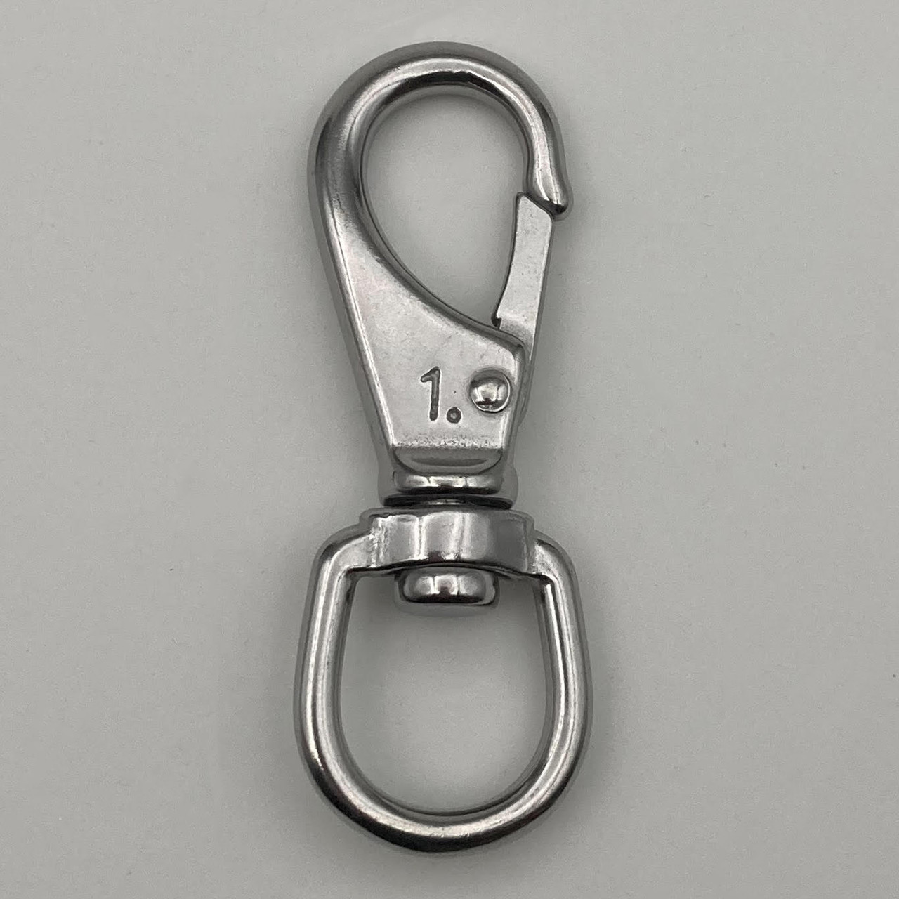 Heavy Duty Boat Snap Clip Key Ring Nickel Plated