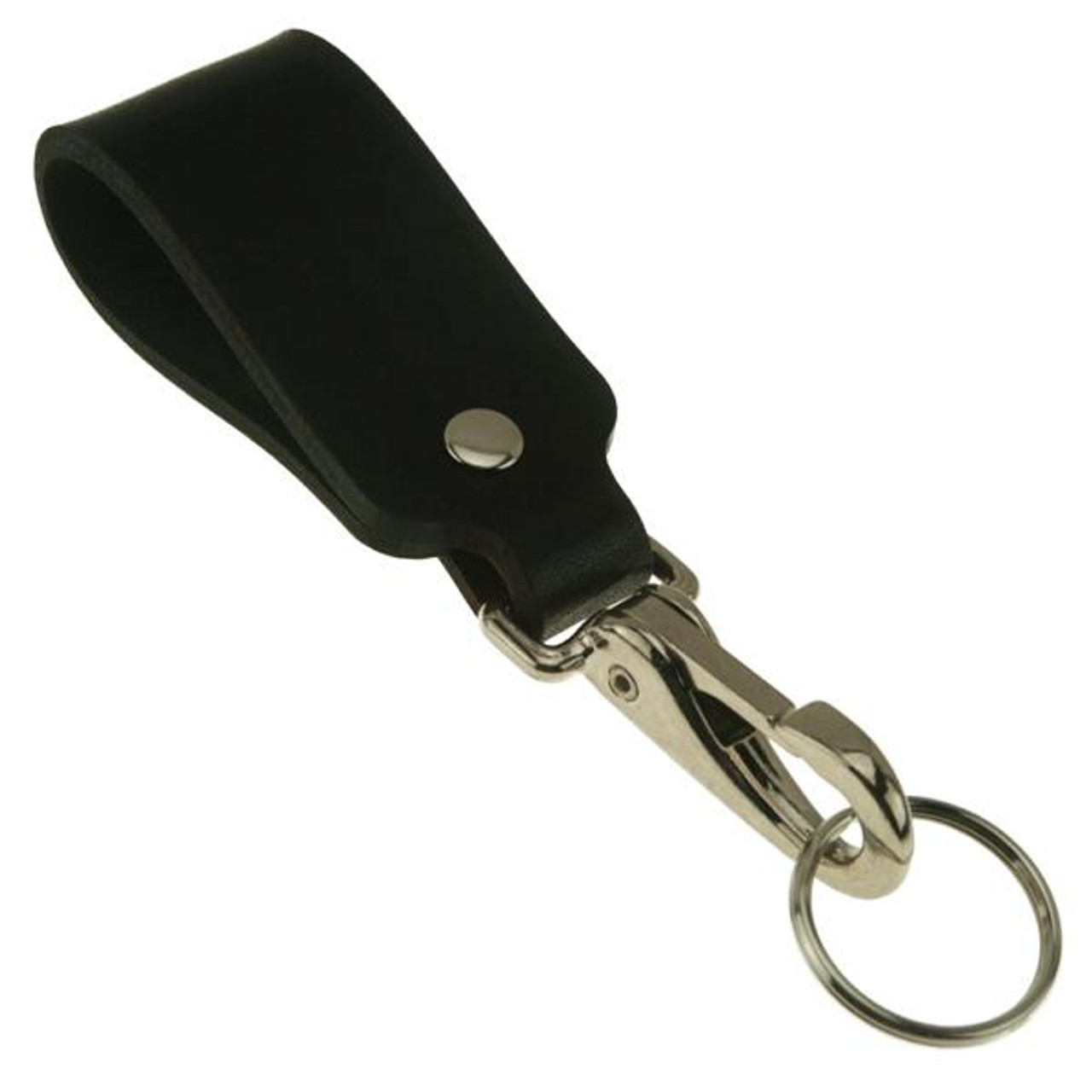 Wide Leather Belt Strap Key Holder Plain