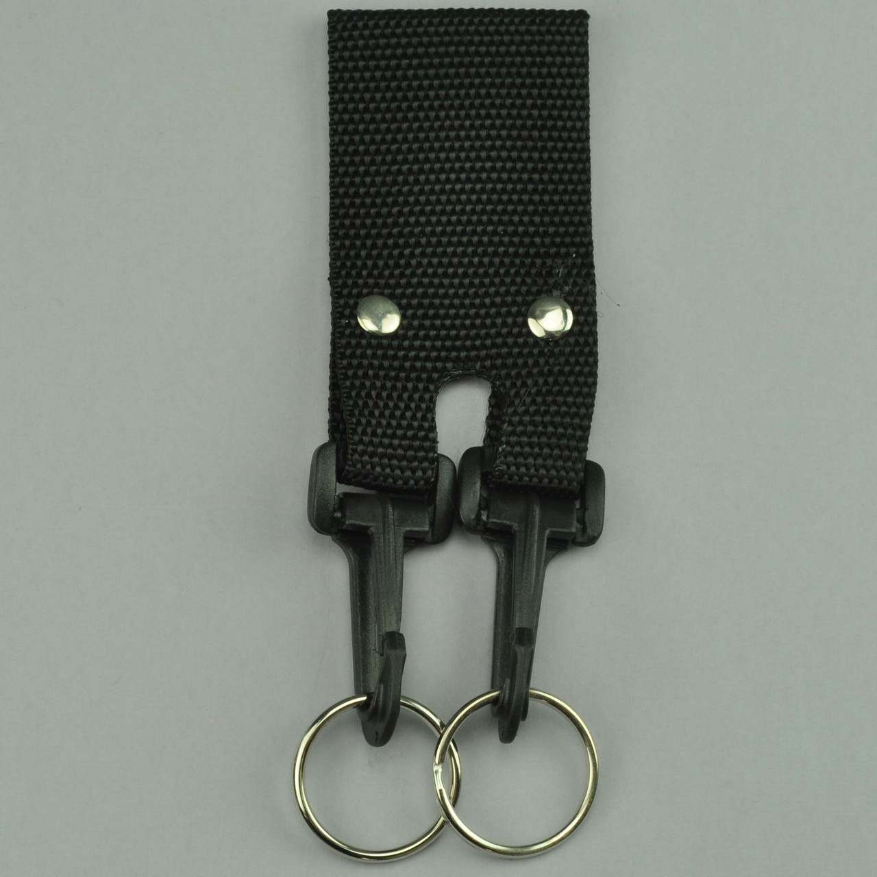 Double Leather Belt Strap Key Holder Super Duty - Snap Open