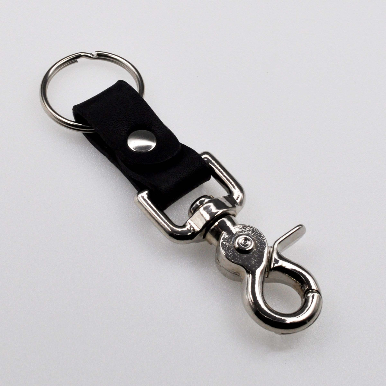 Leather Belt Loop Key Holder Heavy Duty - Double Snap