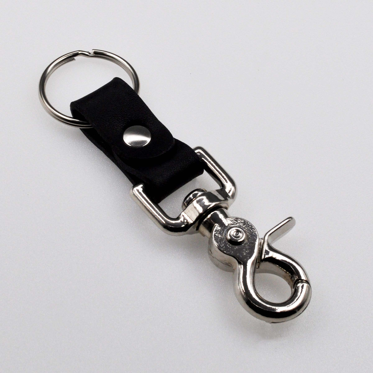 AMiGAZ Leather Loop and Trigger Snap Hook Keychain