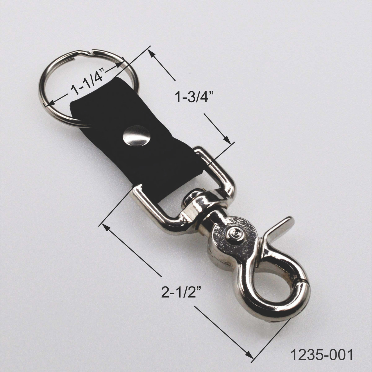 Shop for and Buy Trigger Snap with Leather Strap - Riveted at
