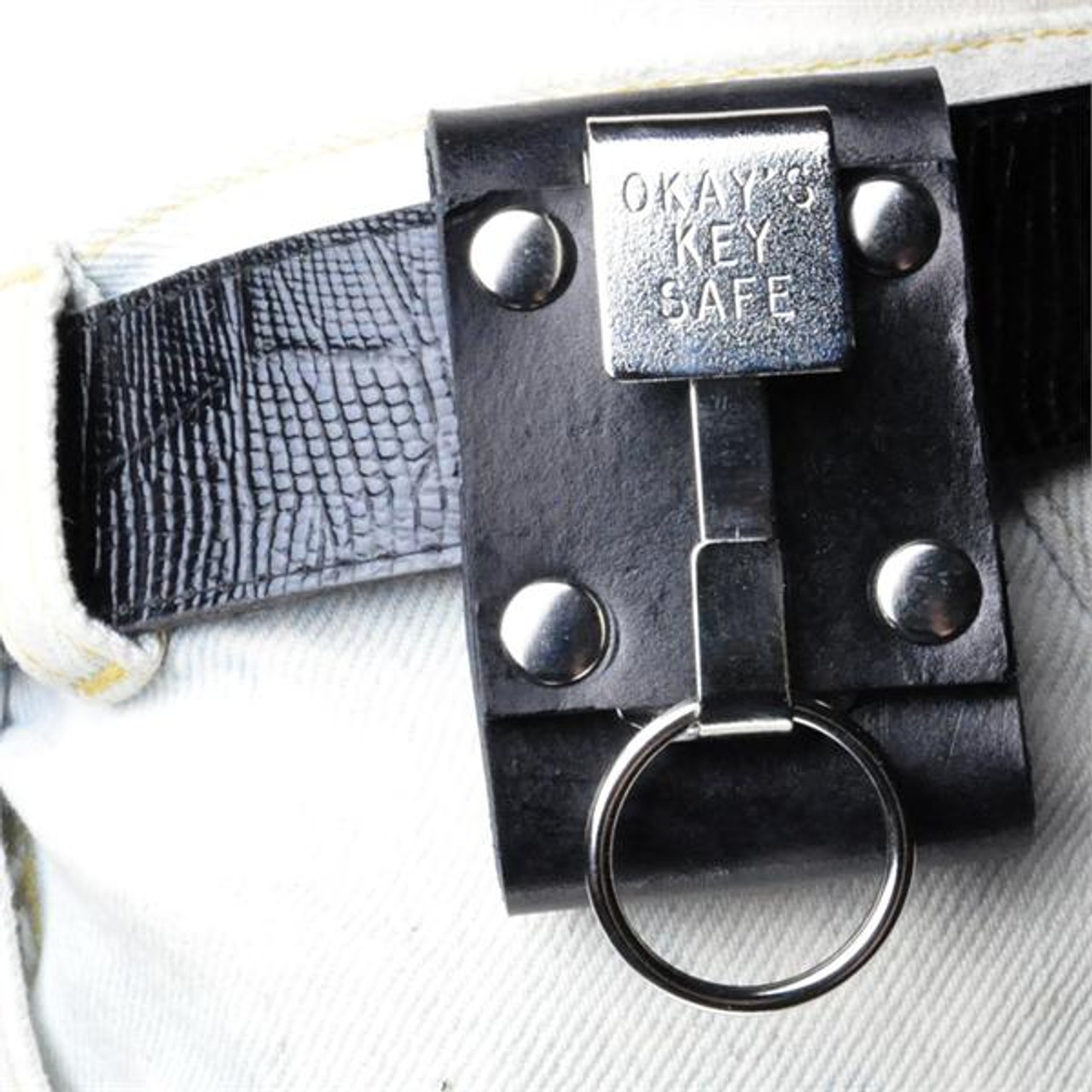 Shop for and Buy Okays Ultimate Key Keyper Nickel Plated Single Key Safe  Belt Key Holder at . Large selection and bulk discounts  available.