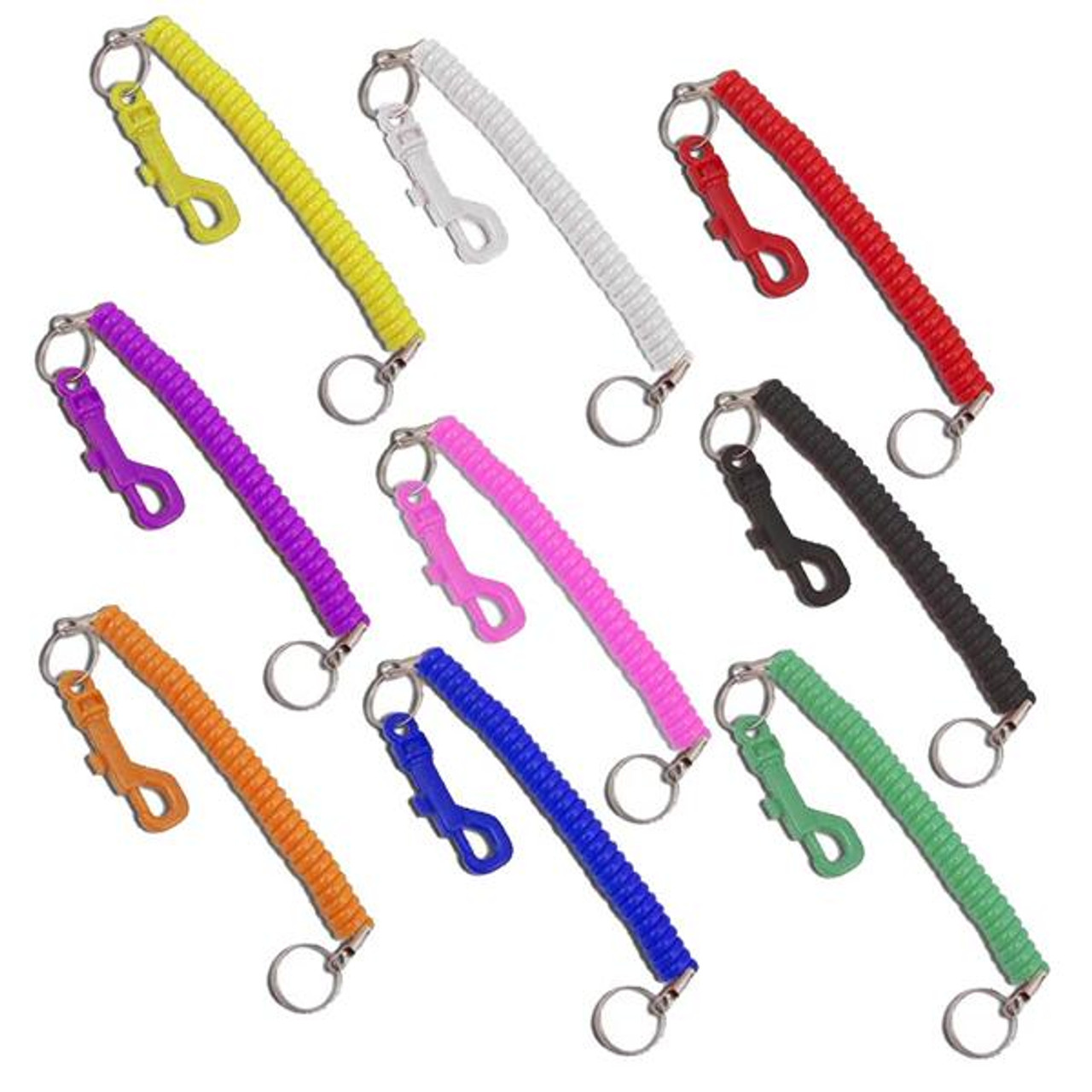 Shop for and Buy Plastic Snap Clip with Extendable Coil at .  Large selection and bulk discounts available.