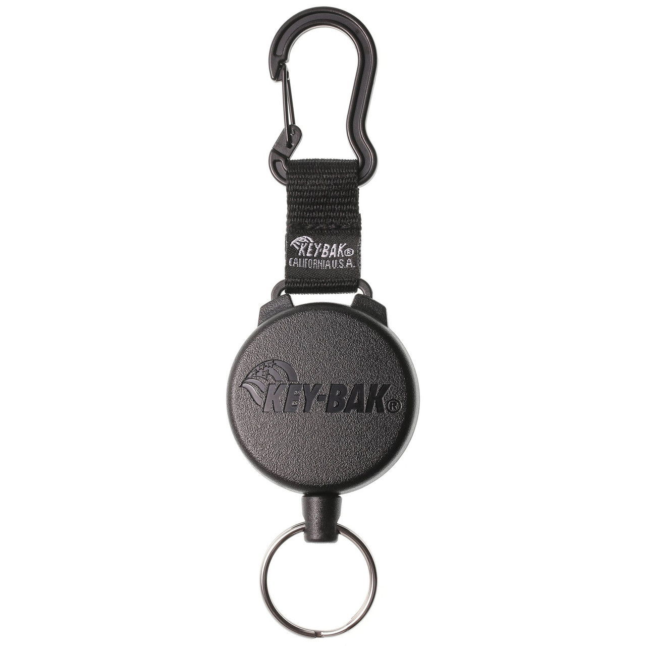 retractable carabiner keychain
