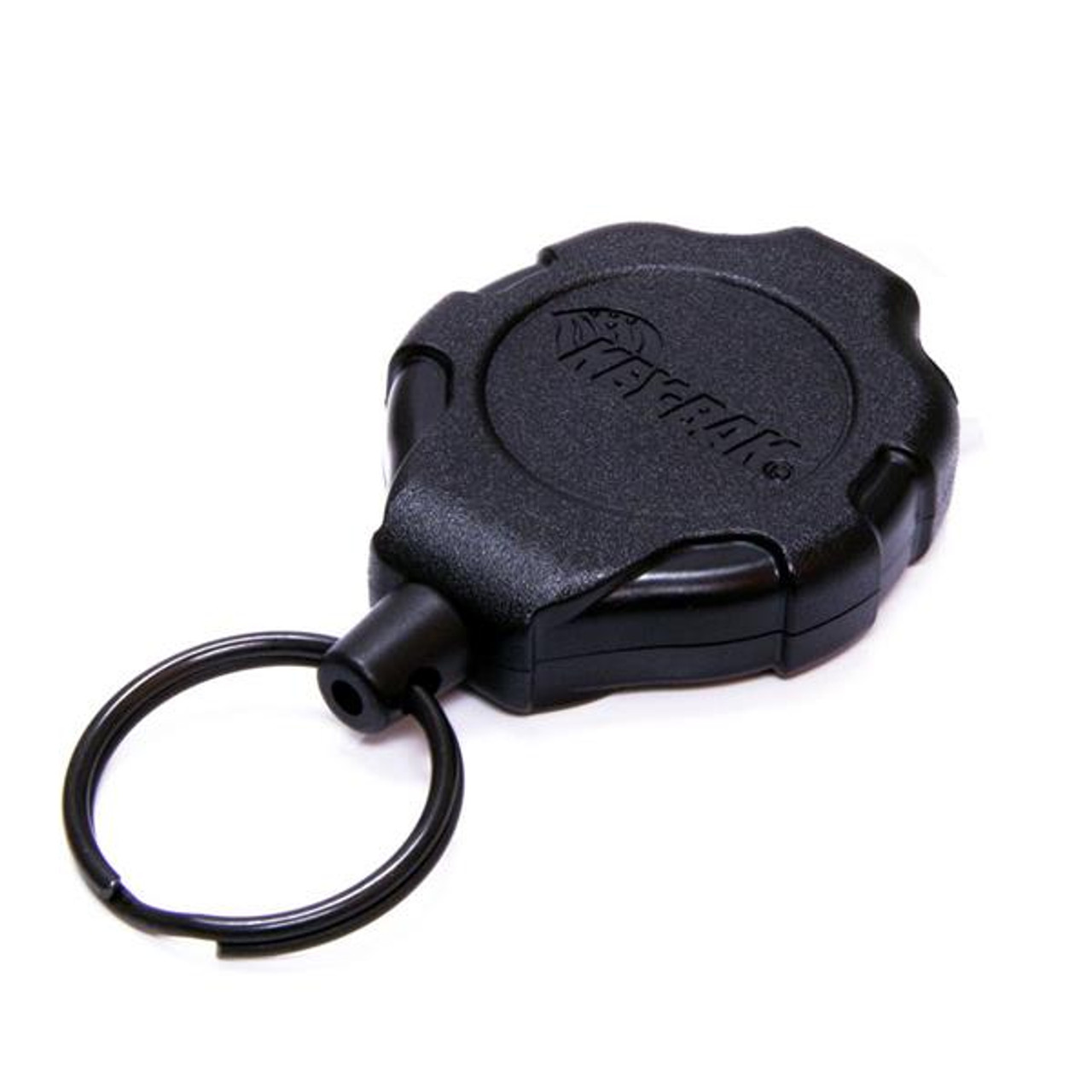 Heavy Duty Metal Retractable Badge Holder Reel with Belt Clip Key Ring  Extra Carabiner Strong Dyneema Pull Cord