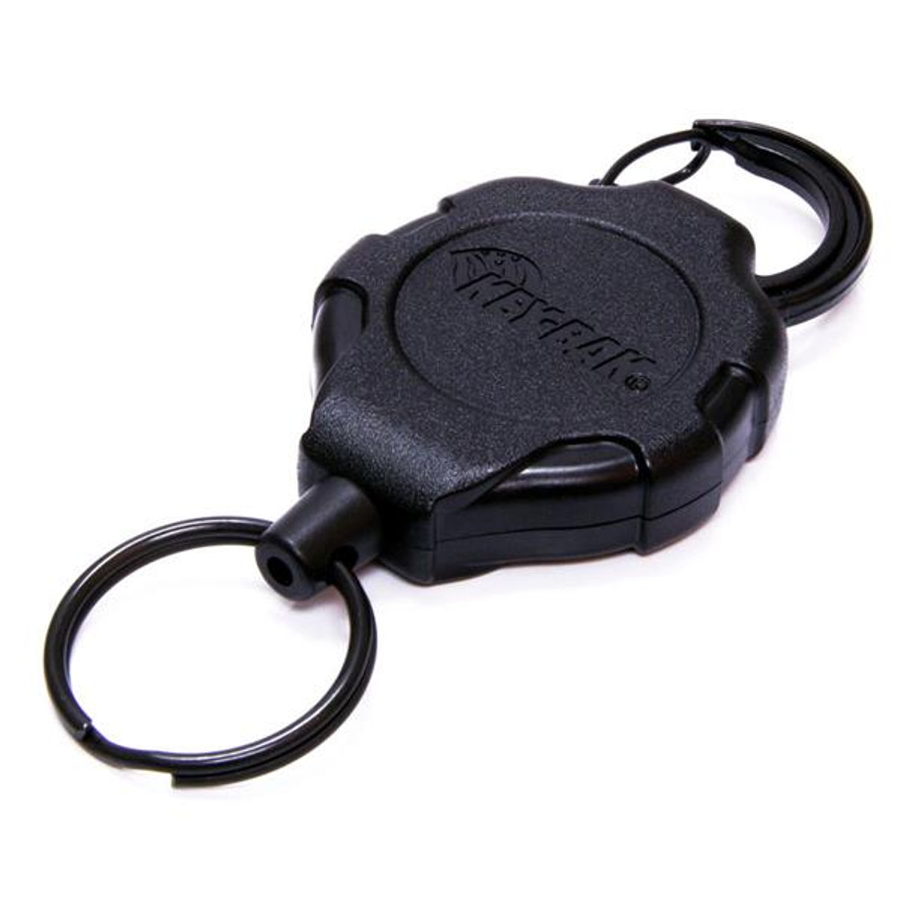 Key-Bak MINI-BAK: 36in Retractable Badge Holder with Belt Clip BLACK