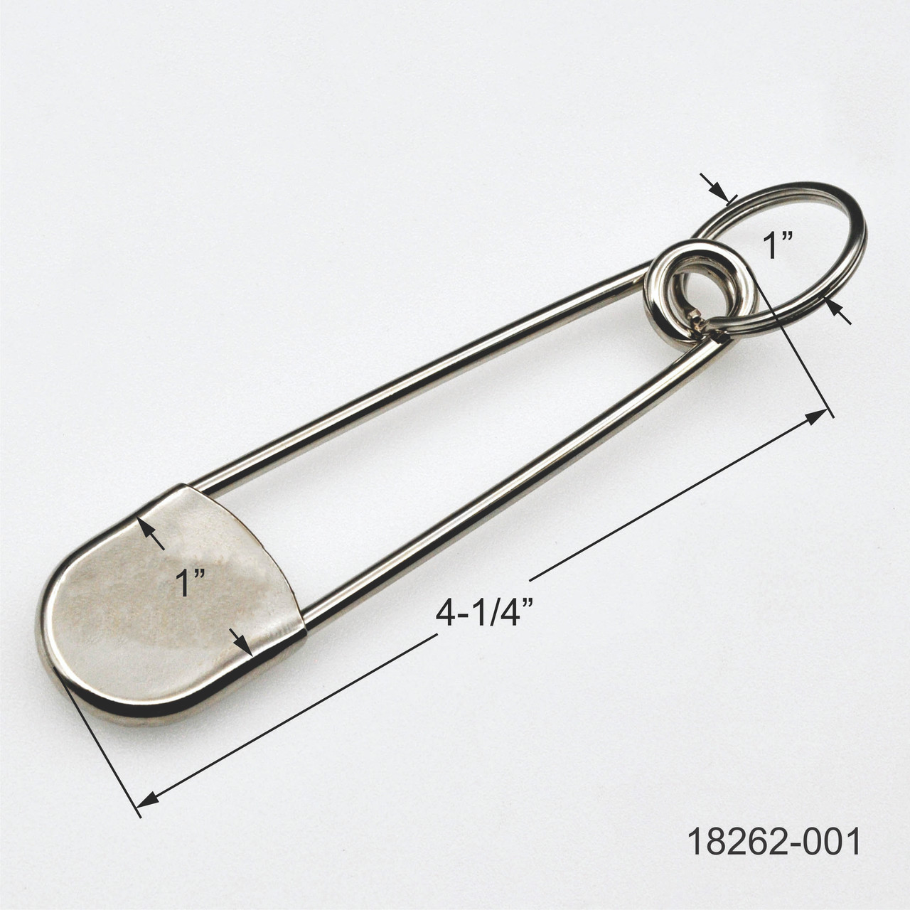 Shop for and Buy Nickel Plated Jumbo Safety Pin Key Ring at .  Large selection and bulk discounts available.