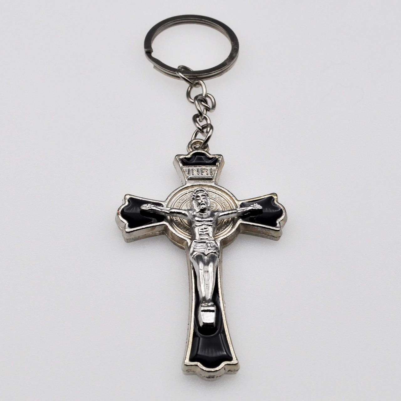 Cross Keychain Metal Crucifix