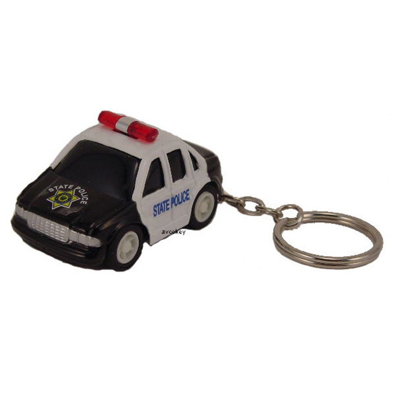 Shop for and Buy Police Car Keychain - Mini Black and White at